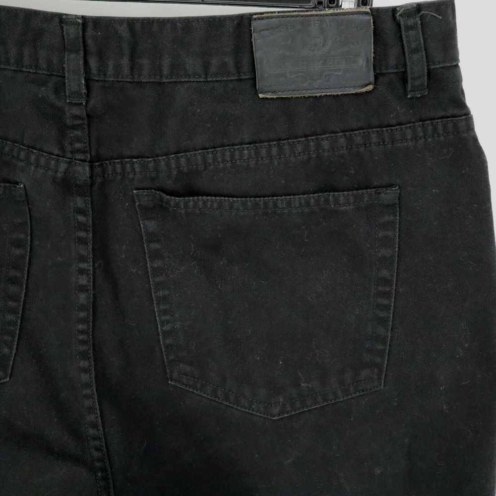 Lauren Ralph Lauren Pants Petites 12P Black Classic Midcalf Cotton Twill Pockets - Picture 9 of 12